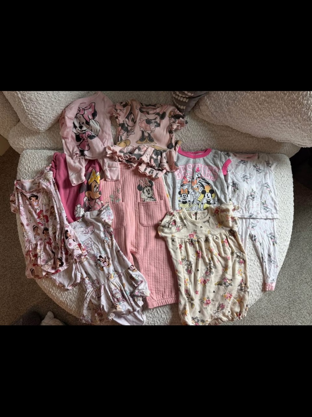 Disney girls lot with boutique bamboo dresses in new condition!